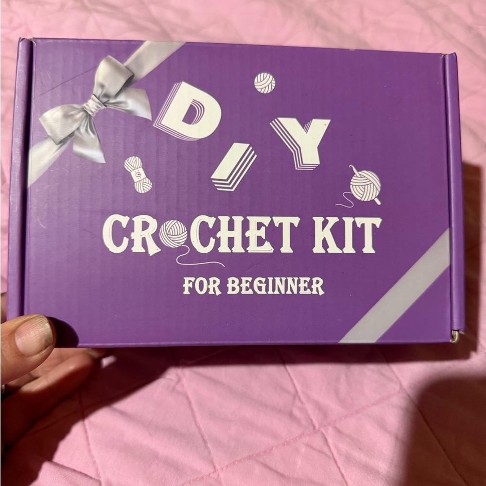 DIY Crochet Kit for Beginners - Purple‎